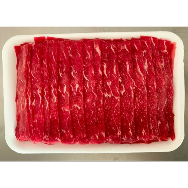 

beef slice low fat local Frozen shabu shabu 500 gram