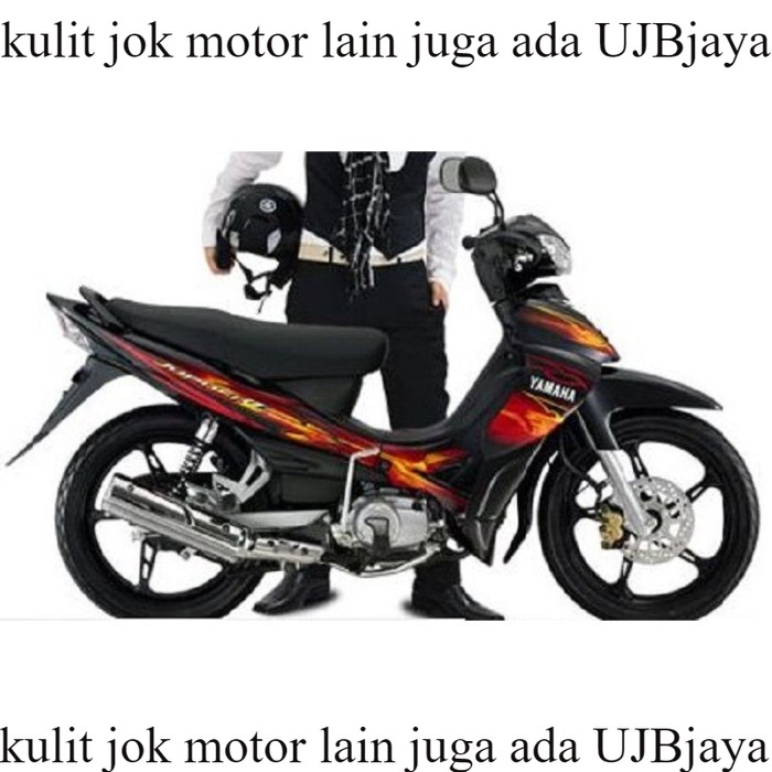 Sarung Jok Motor Jupiter Z Original / BAHAN ORI Kulit Jok Motor Jupiter Z S4