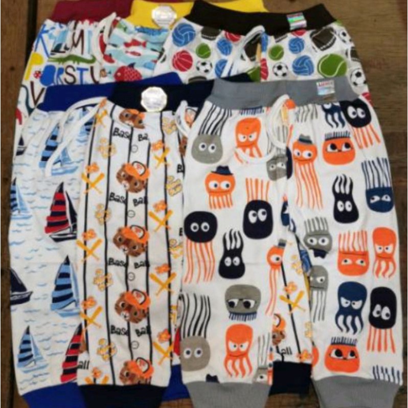 Celana panjang anak boxer usagi gold hrg per 6pcs