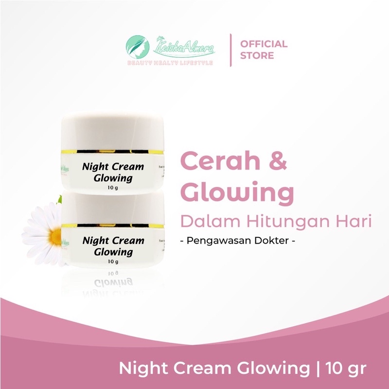 Keisha Almera Cream malam Glowing