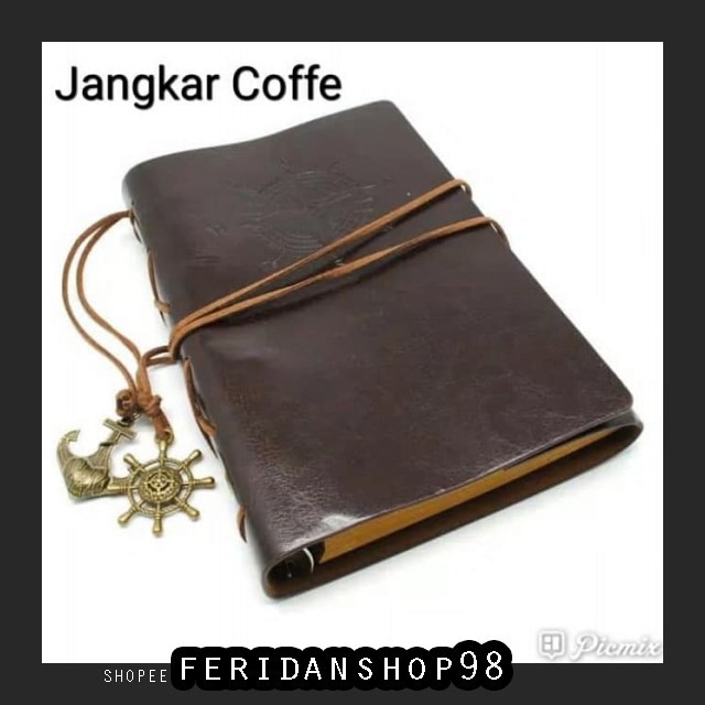 

BT703 BUKU CATATAN KULIT BEST KULIT BINDER NOTEBOOK BUKU TULIS - JANGKAR COFFE BY FERIDANSHOP98