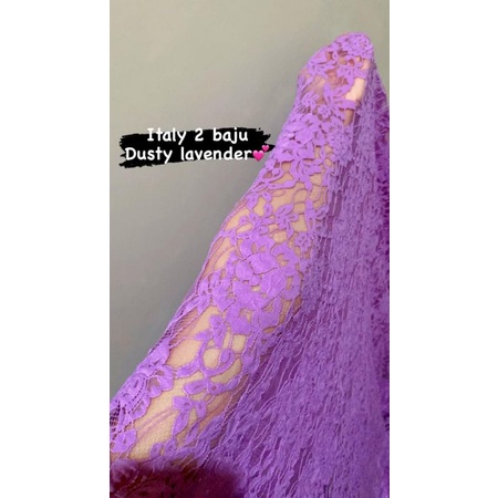 Kain Kebaya Bali // kain Brokat semi italy muat 2 baju