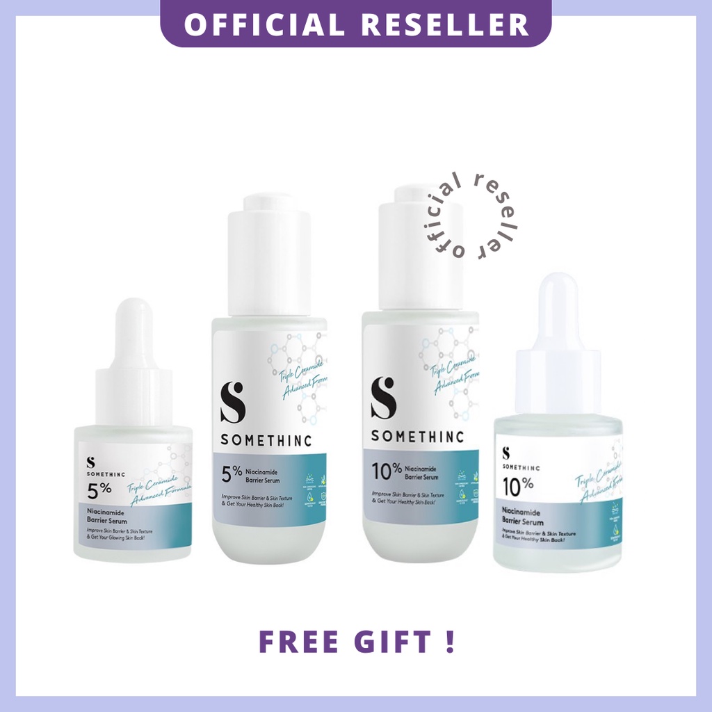 SOMETHINC Niacinamide Barrier Serum  - 5% Niacinamide Barrier Serum - 10% Niacinamide Barrier Serum
