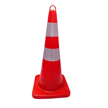 Traffic Cone Jalan Kerucut Oren Base Oren Cantol Scotlight