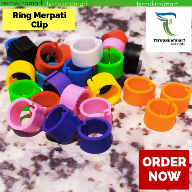 Ring Merpati - Ring Klip PLASTIK CLIP PLOS Merpati