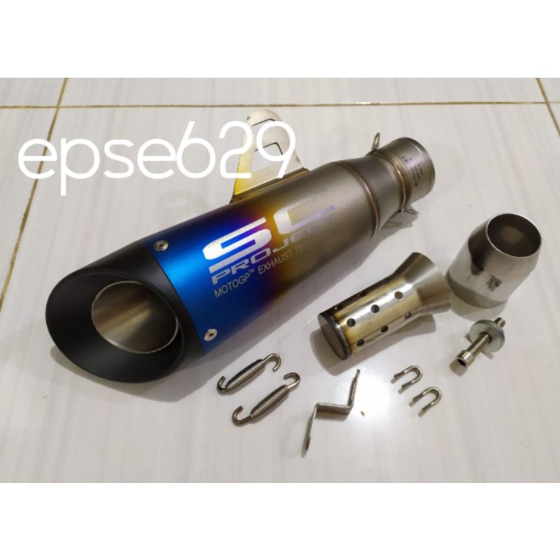 KNALPOT IMPORT  SC PROJECT S1 BLUE