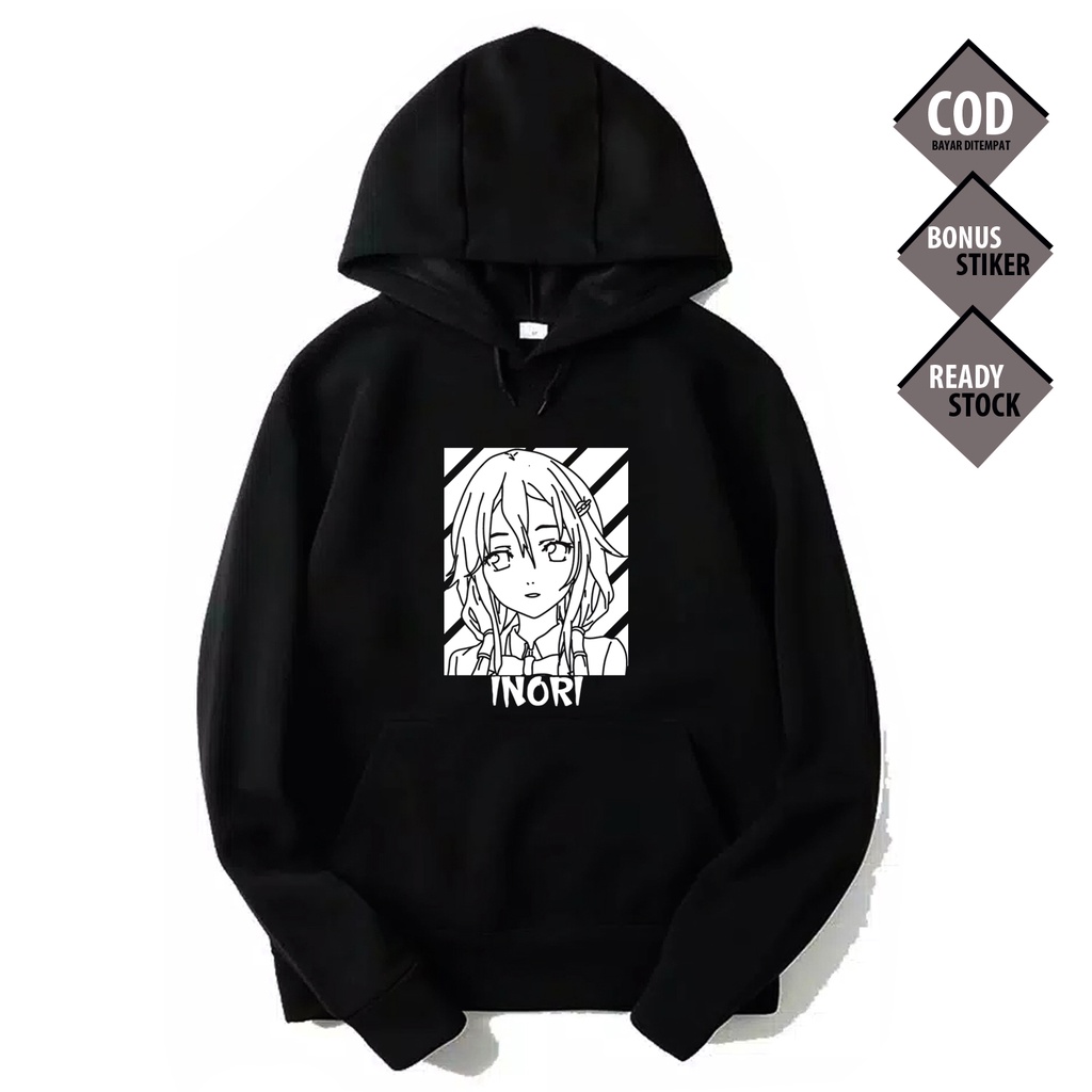 HOODIE WAIFU ANIME MANGA INORI YUZURIHA GUILTY CROWN FUNERAL PARLOR SHU OUMA MANA ARISA KUHOUIN HARU
