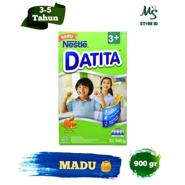 

Datita 3+ 900gr, Rasa Madu & Vanila, Nestle Susu Bubuk Anak Usia 3-5 Tahun