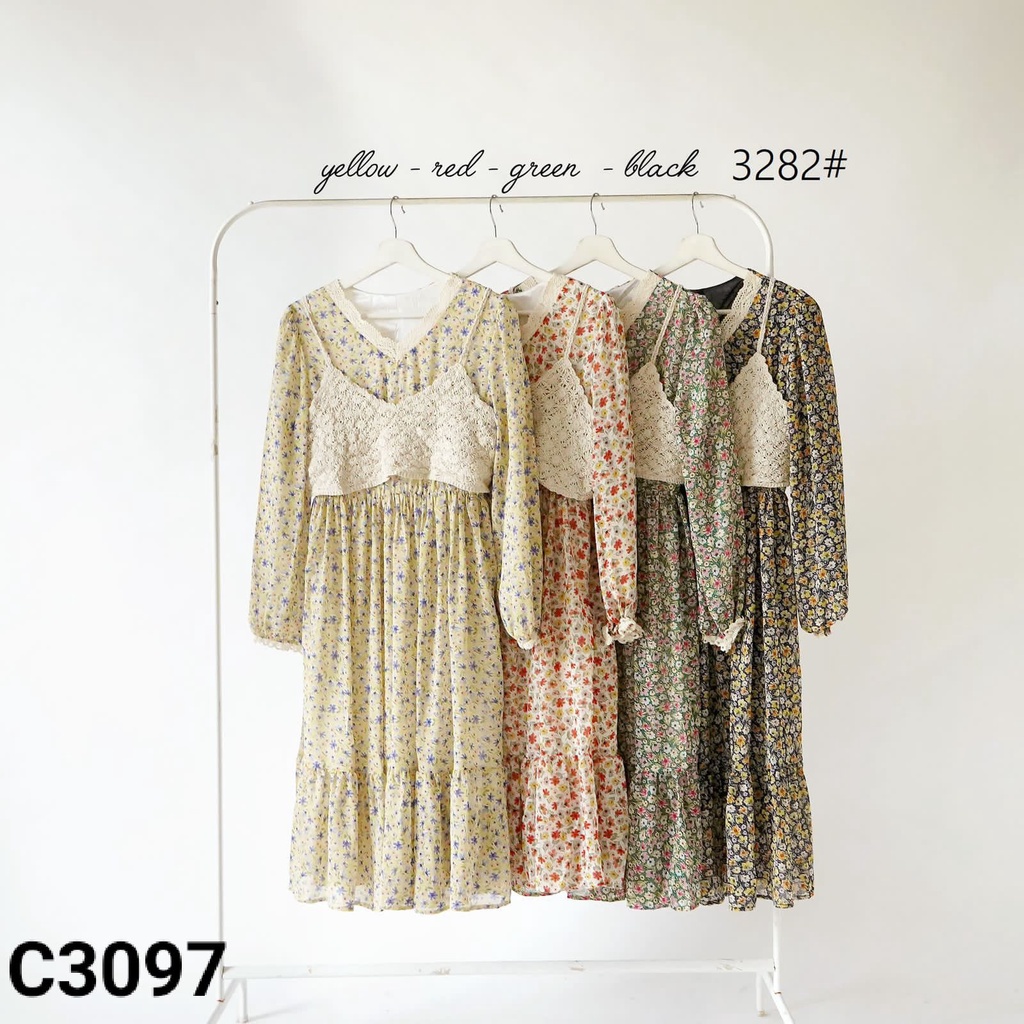 ATASAN TUNIK CANTIK DEWASA CHIFFON C3097