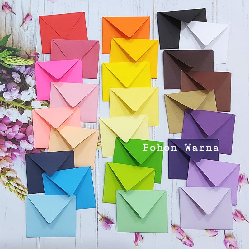 

(HVS 80GSM) Amplop Mini Warna / Amplop Uang mini