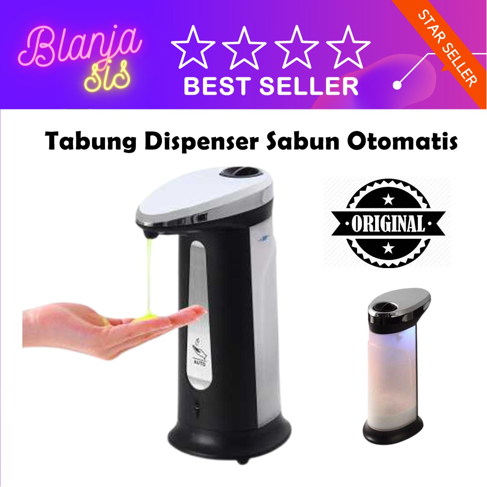 Tempat Sabun Tabung Dispenser Otomatis Sensor 400ML - AD-03
