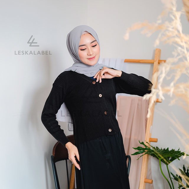 Cardigan Rajut Crop Wanita Sweater Premium Murah dan Tebal