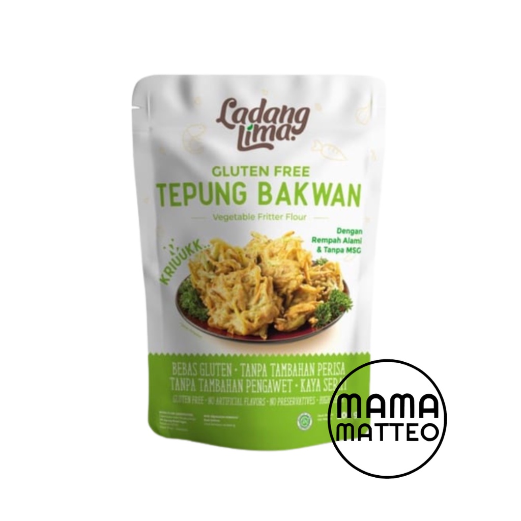 Ladang Lima Tepung Bakwan Gluten Free 200g / Bala-bala Gorengan Crunchy