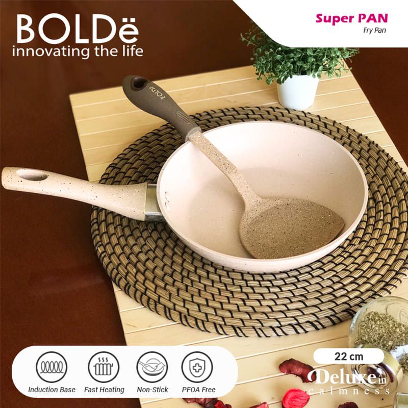 PROMO !!!!! Fry PAN 22 cm Granite Beige Original BOLDe