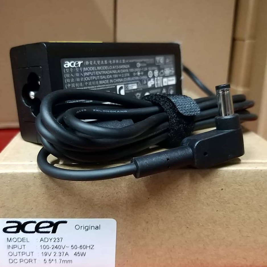 Adaptor Charger Laptop ACER ASPIRE E14 E 14 E5-411 E5-411G E5-421 E5-422G 19V 2.37A 5.5x1.7mm