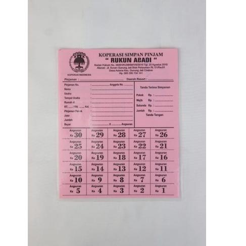 

[KODE PRODUK 7NACJ9981] Promise buku angsuran koperasipraktis tinggal sobek ga perlu ribet catat isi 50 lembar bisa ganti nama sesuai keinginan langsung tulis aja di catatan