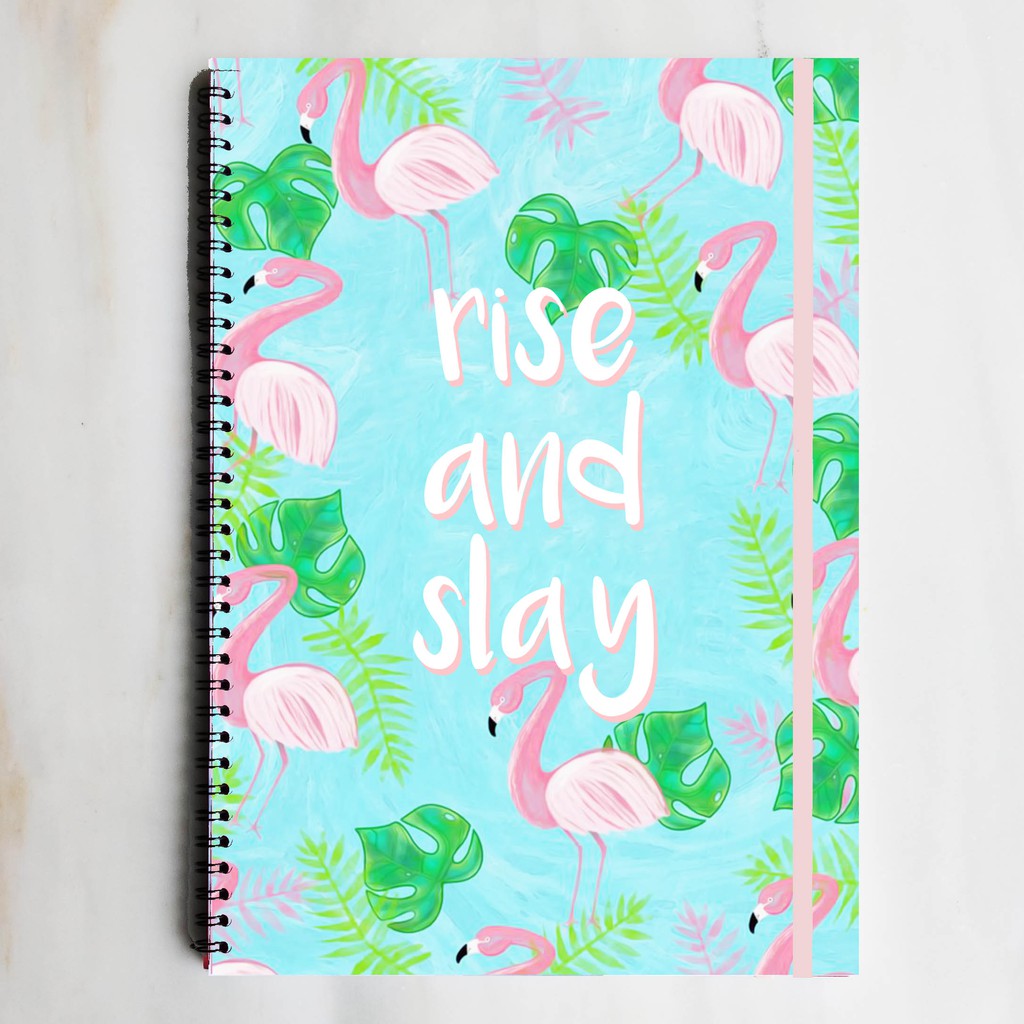 

RISE AND SLAY PEACOCK Notebook Bujo Journal Office School Buku Tulis A4/A5 Catatan Sekolah