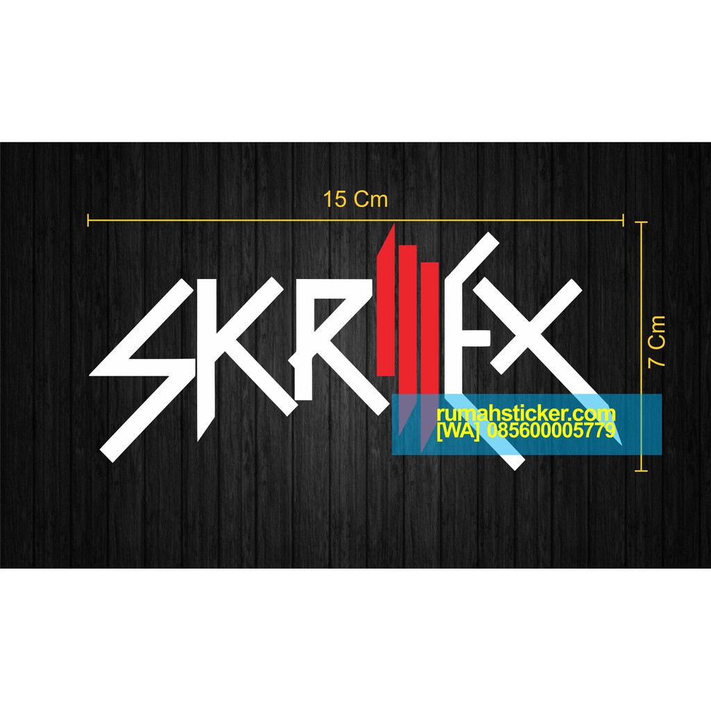 Sticker Stiker Dj Music Logo Skrillex Shopee Indonesia