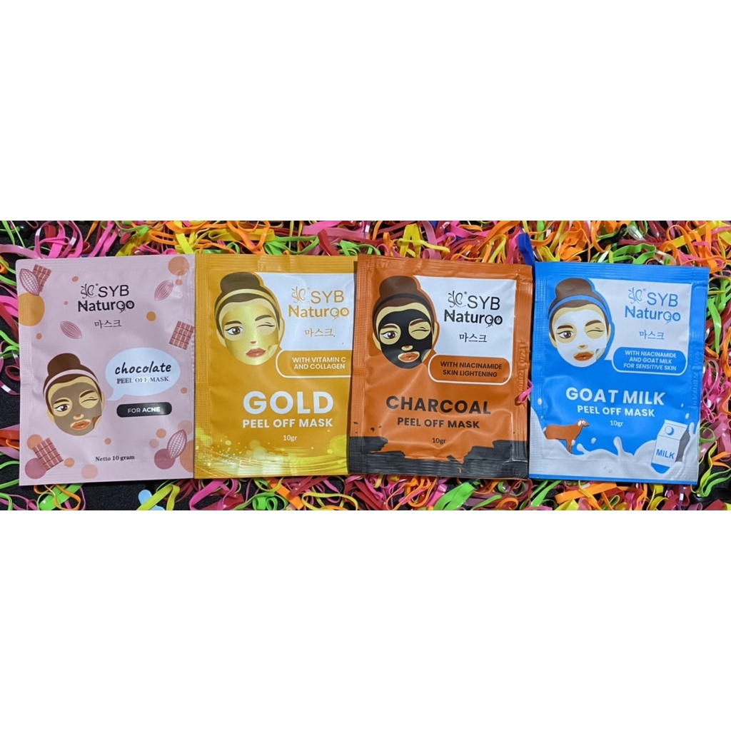 Masker Wajah Peel Off Mask “SYB Naturgo”