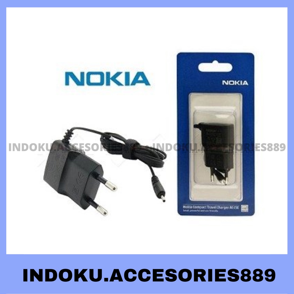 Charger Cas HP Handphone Nokia N70 Jarum Kecil press Original Murah