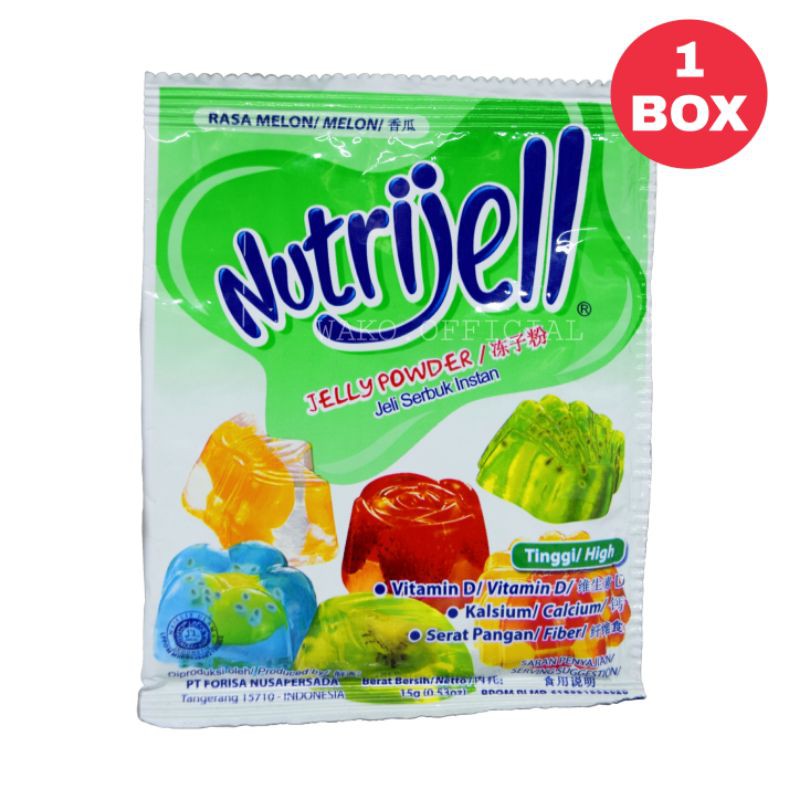 

GROSIR - Nutrijell Jelly Powder Rasa Melon (15gr)