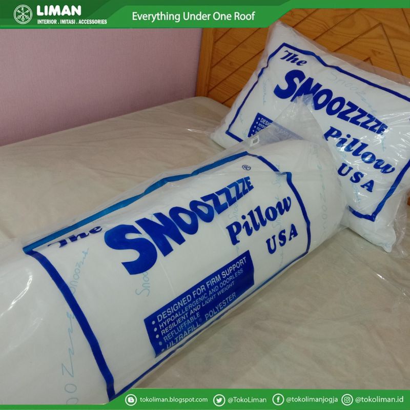 Guling Dewasa Anak Tidur Silikon Super Premium Murah Pillow Snozzz