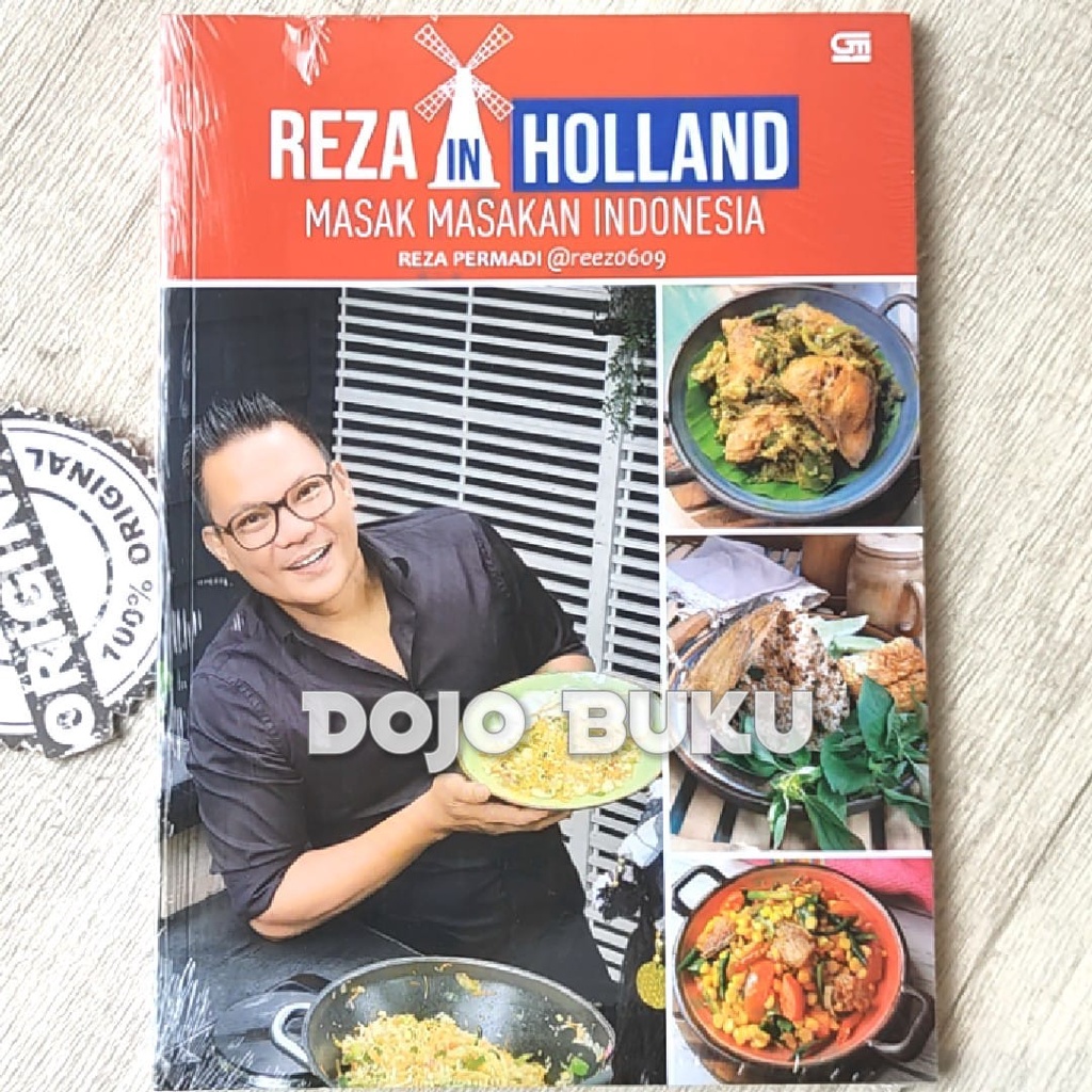 Buku Reza In Holland Masak Masakan Indonesia by Reza Rifanto