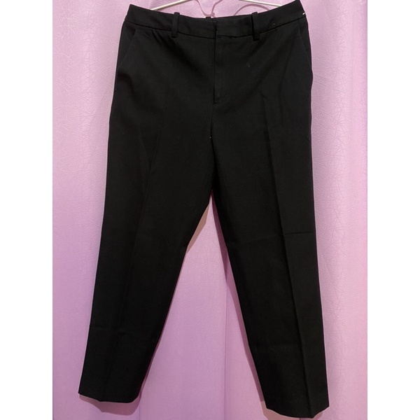 Preloved Uniqlo Pants - Women Ezy Ankle 2way Stretch Black