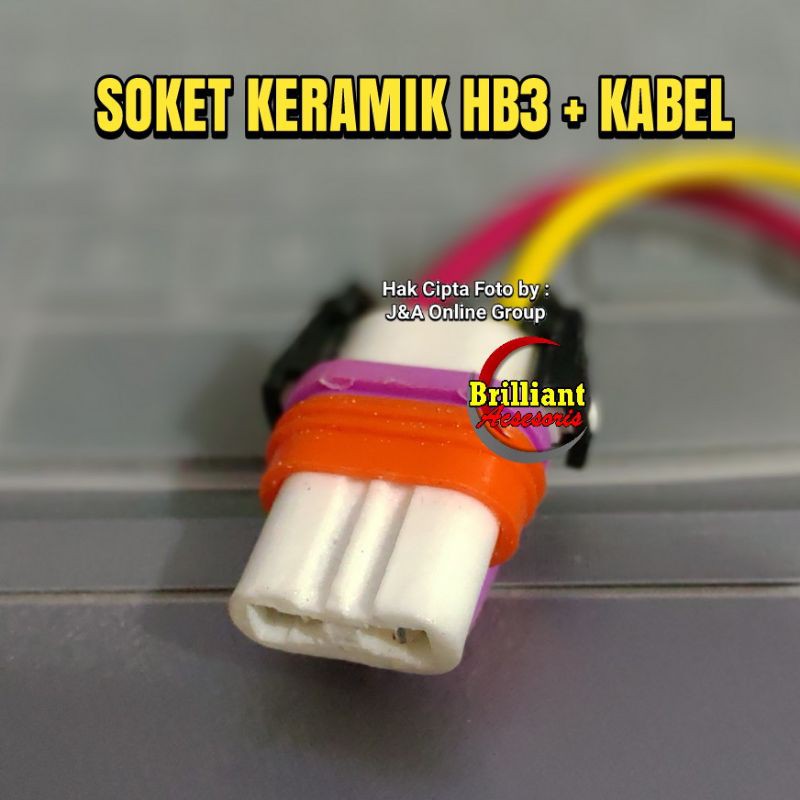 Soket Lampu Mobil - H3 / H4 / H7 / H8 / H9 / H11 / H16 / Hb3 / Hb4 / H27 - Harga pcs