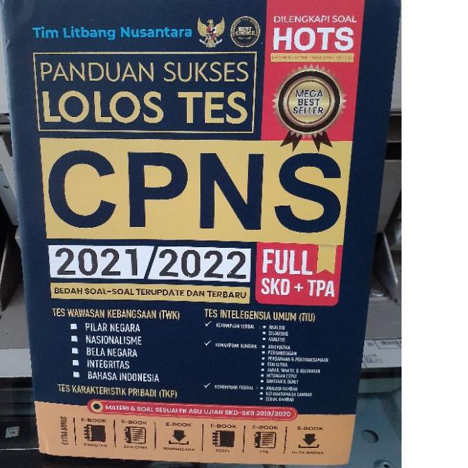 \u265b  6.6\u265b *Harga Grosir* BUKU CPNS PANDUAN SUKSES LOLOS TES CPNS 2021/2022 HOTS  \u0432