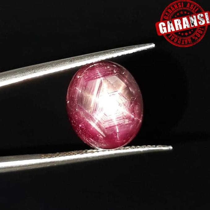 Best Seller Batu Natural Ruby Star Mozambique Garansi Asli Berkualitas