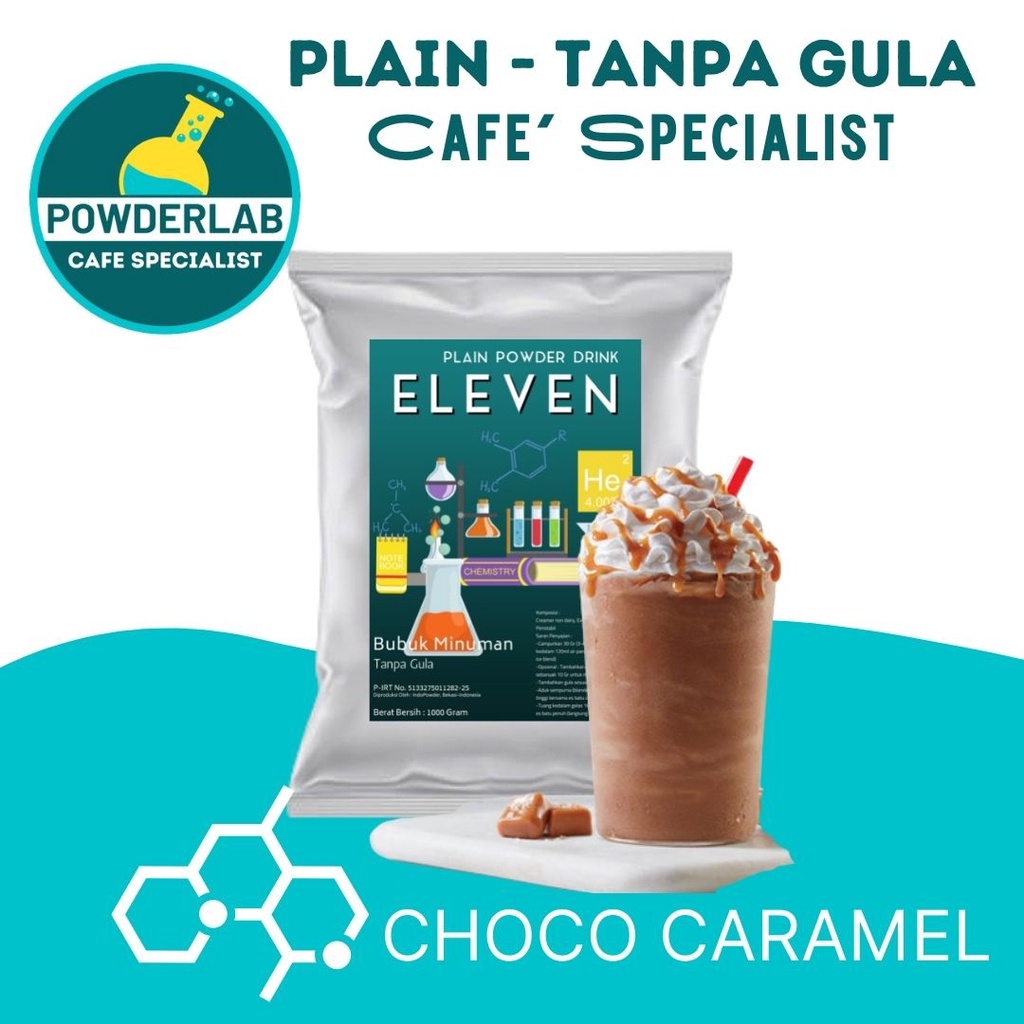

Bubuk Minuman aneka rasa CHOCO CARAMEL 1kg PLAIN tanpa gula - Bubuk CHOCO CARAMEL 1Kg