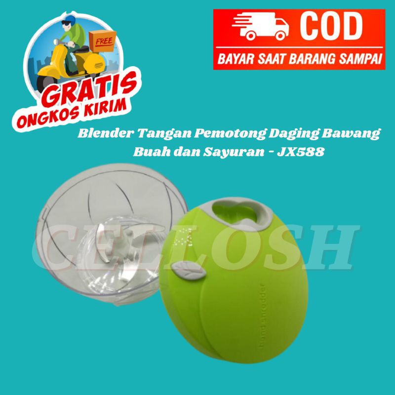 Blender Tangan Blender Manual Pemotong Daging Bawang Buah dan Sayuran