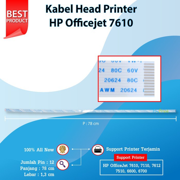 Kabel Flexible Printhead Kit HP 7610 7110 7612 7510 Head 6600 6700 FPJNew99