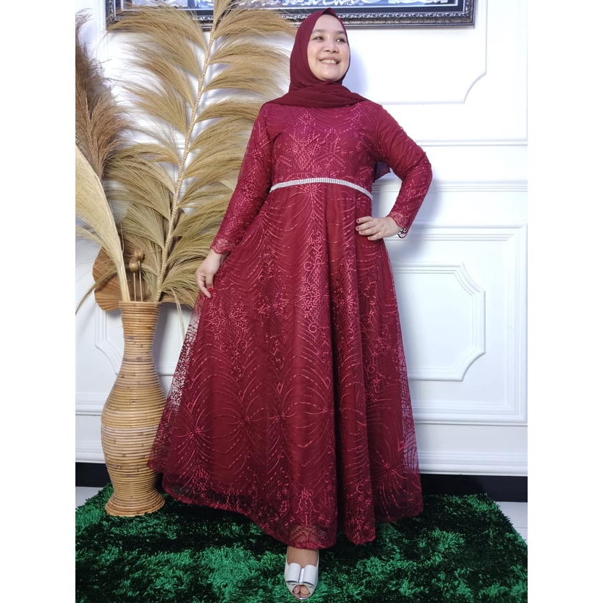 KEBAYA GAMIS RICIS~GAMIS KONDANGAN MEWAH ~KEBAYA GAMIS PESTA MEWAH - GAMIS PESTA - KEBAYA MODERN - K