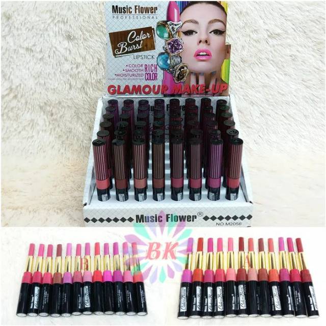 LIPSTICK MUSIK FLOWER COLOUR BURST / LUSINAN