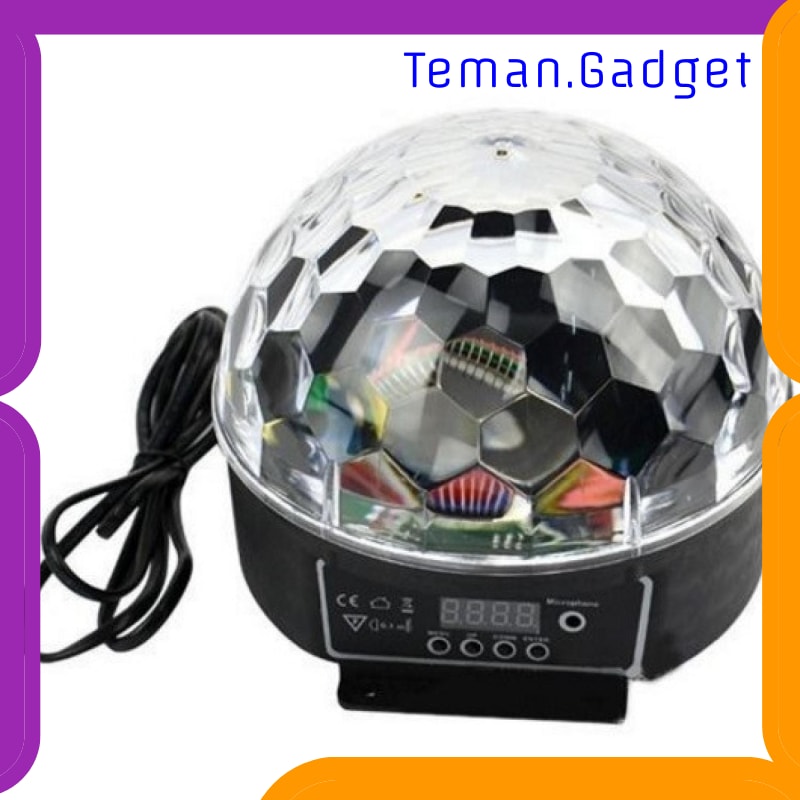 TG-DG246 CRYSTAL MAGIC BALL SOUND ACTIVATED LED DISCO LAMP WITH DMX512