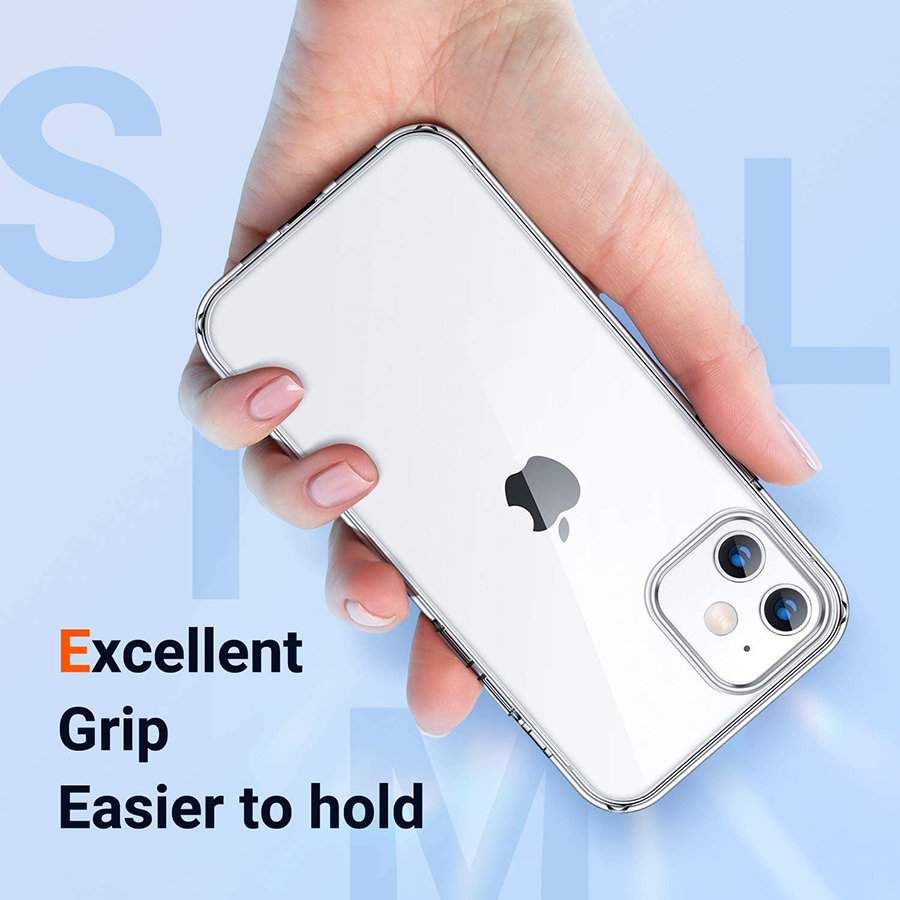 iPhone Shockproof Ultra-thin Soft TPU Crystal Clear Case / iPhone Full Body Protection Flexible Silicone Transparent Cover / iPhone Basic Cases Compatible With iPhone 12 &amp; iPhone 12 Pro Max &amp; iPhone12 Mini &amp; iphone 11 &amp; iphone XS &amp; Iphone 6s,7,8 Plus