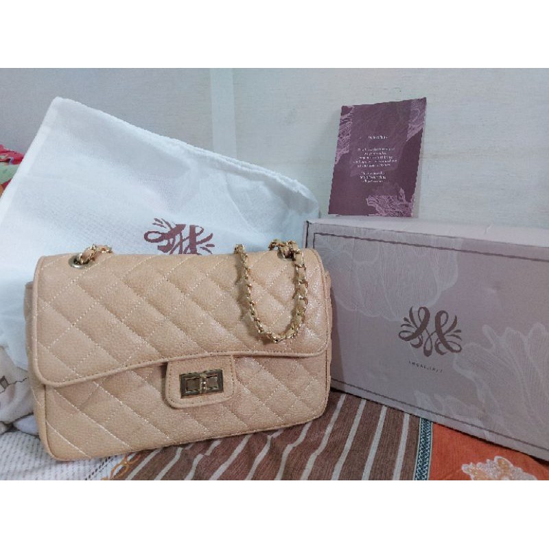 Boston Bag Beige Local.id Preloved