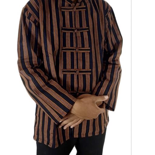 TERLARIS Surjan Lurik Shanghai Koko. Pakaian Adat Jawa [uk -370]