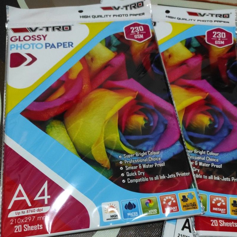 

V-Tro glossy photo paper