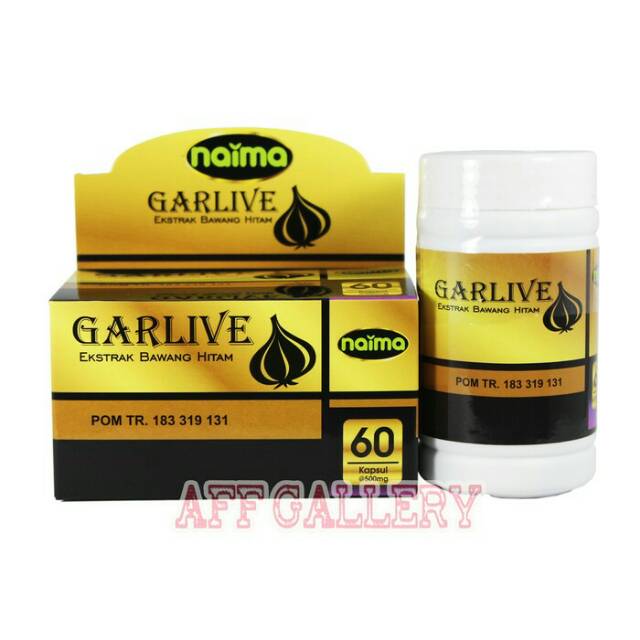 Garlive Naima Bawang Hitam 60 Kapsul
