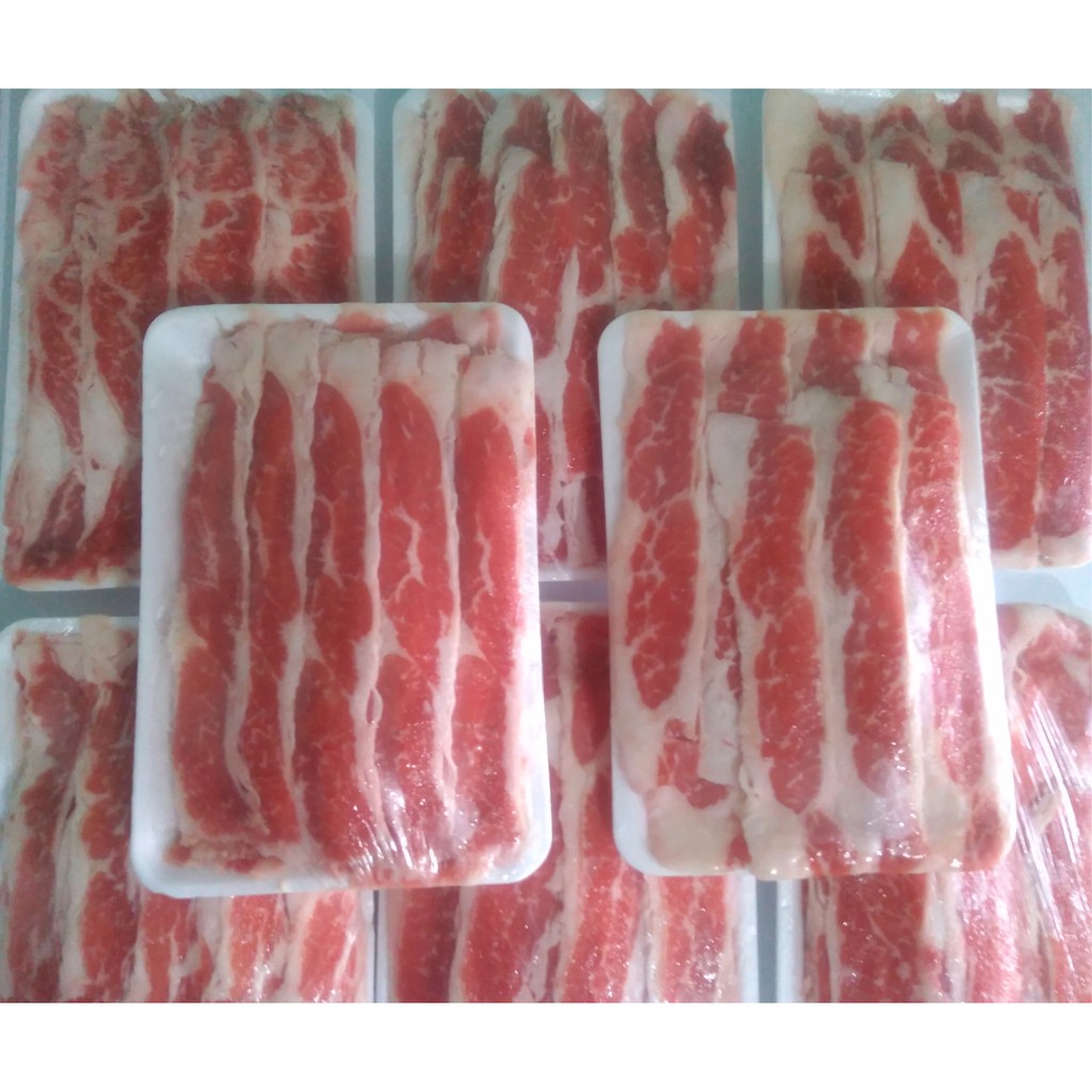 US Shortplate Beef Slice Daging Slice Bandung