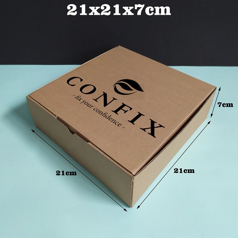 

CUSTOM SABLON LUSINAN BOX KARDUS 21x21x7CM (BOX + SABLON)