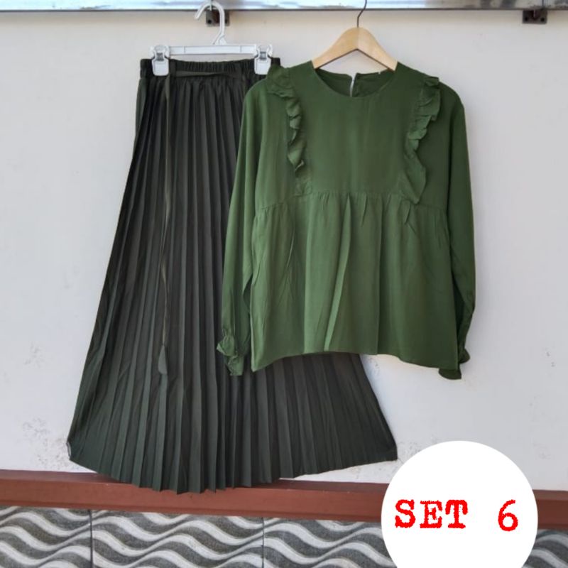 3 IN 1 REALPICK BLOUSE COTTON RAYON POLOS ORI+ROK PLISKIT PREMIUM