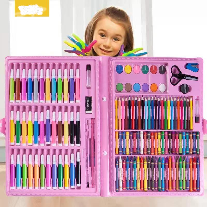 

Crayon set - Crayon Mewarnai - 150/208Warna - Pensil Krayon (Alat Menggambar atau Mewarnai) Hadiah anak-anak- CP5