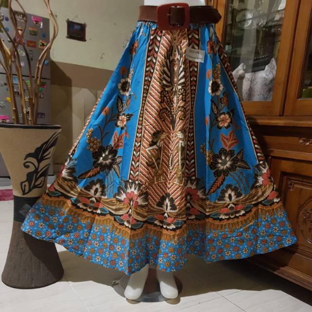 Rok payung wayang warna(pink.biru.tosca.oren.peach)