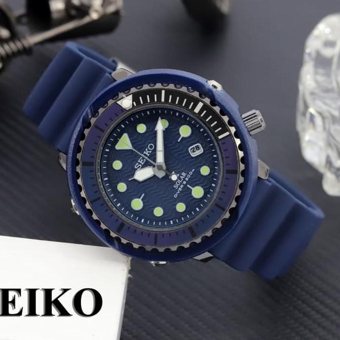 Terlaris Seiko Solar Diver Yl 1280 - Jam Tangan Pria Include Box Promo