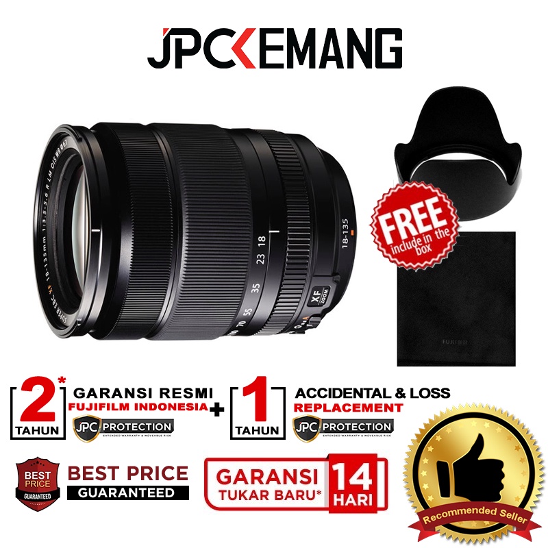 Fujifilm XF 18-135mm f3.5-5.6 R LM OIS WR Fujinon XF18-135mm Garansi Resmi
