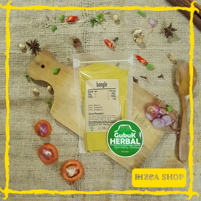 

BENGLE BANGLE BUBUK 100 gr - Zingiber Montanum - MURNI - JSR RIZ
